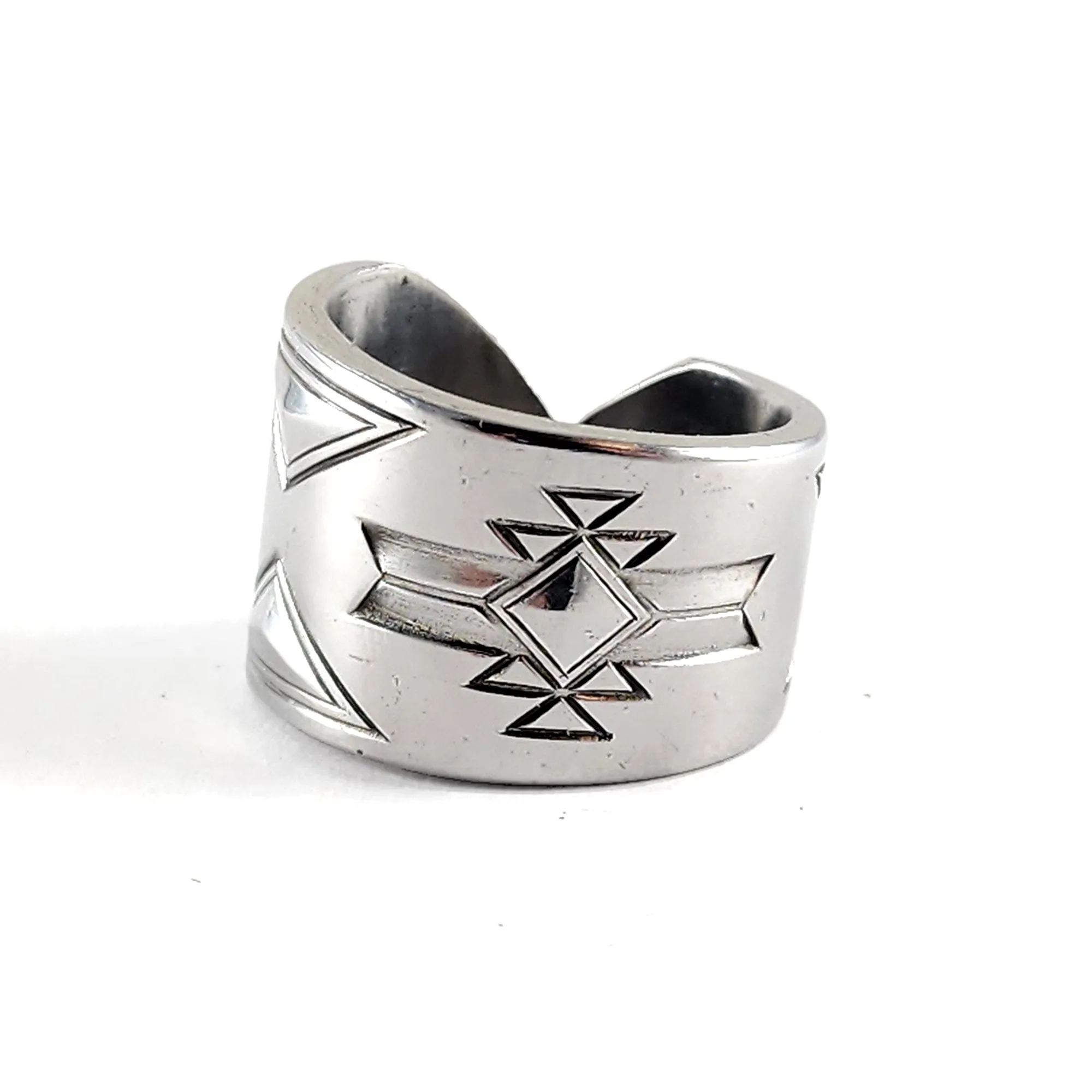 Towle Pueblo Stainless Steel Spoon Ring