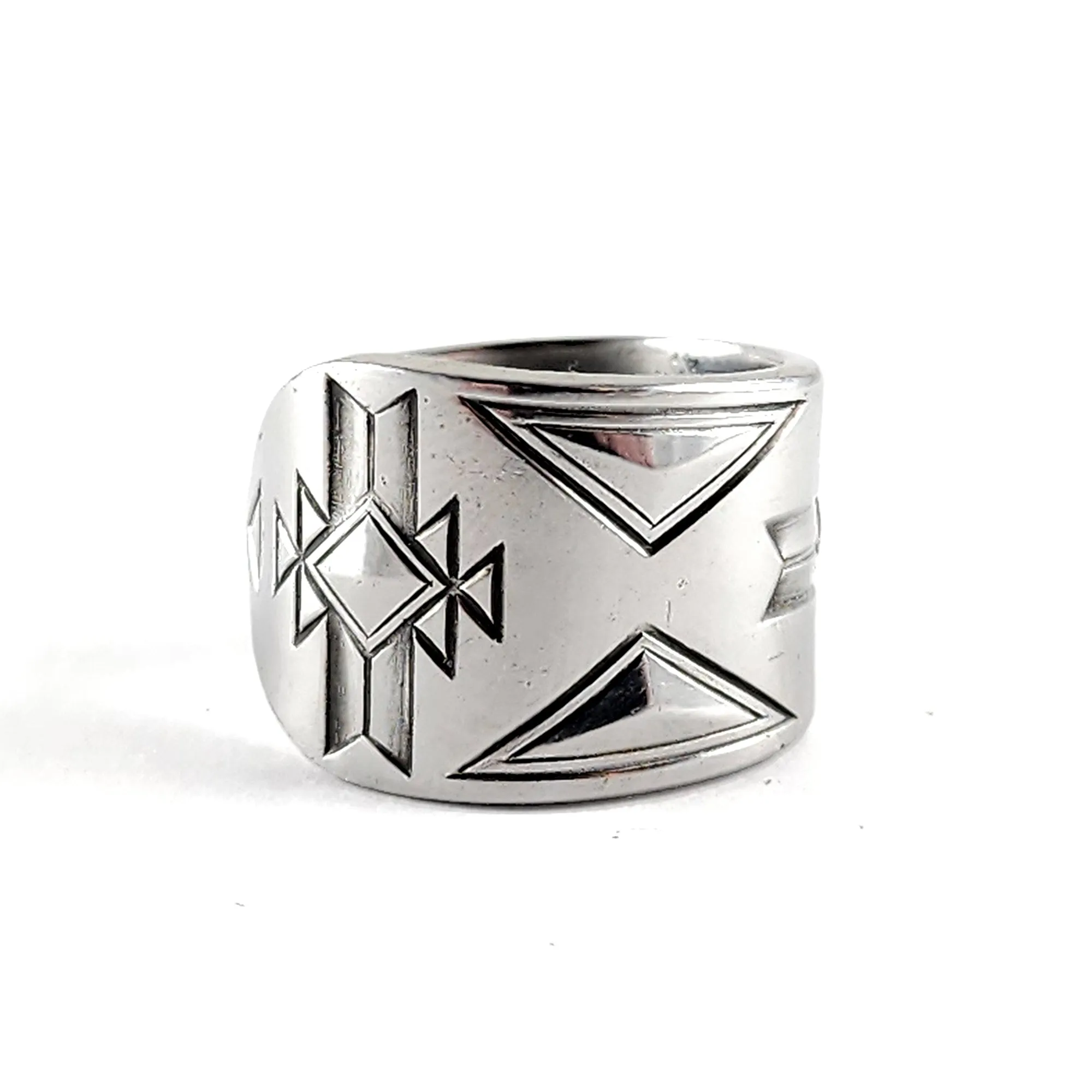 Towle Pueblo Stainless Steel Spoon Ring