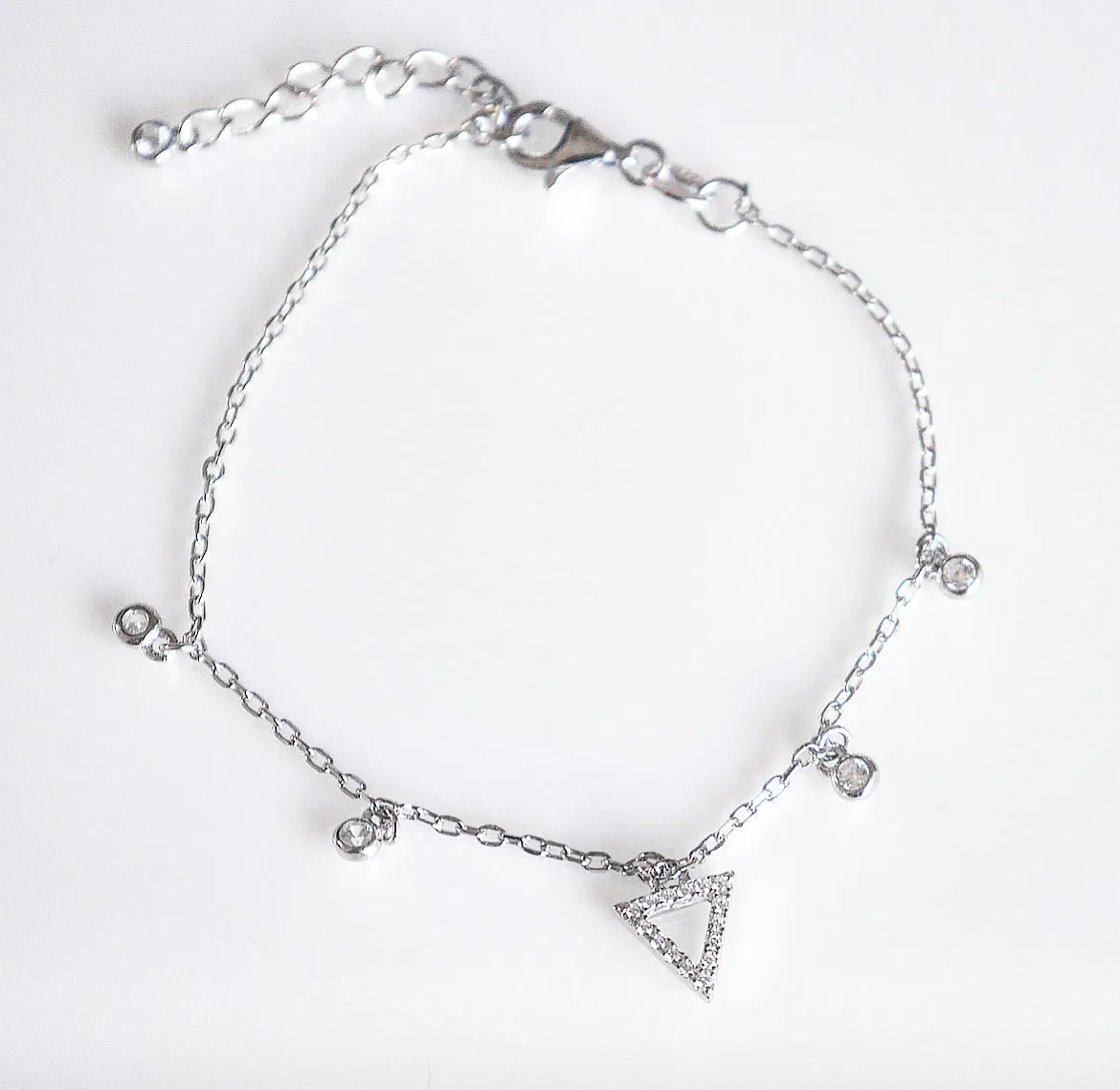 Triangle Sparkle Boho Bracelet
