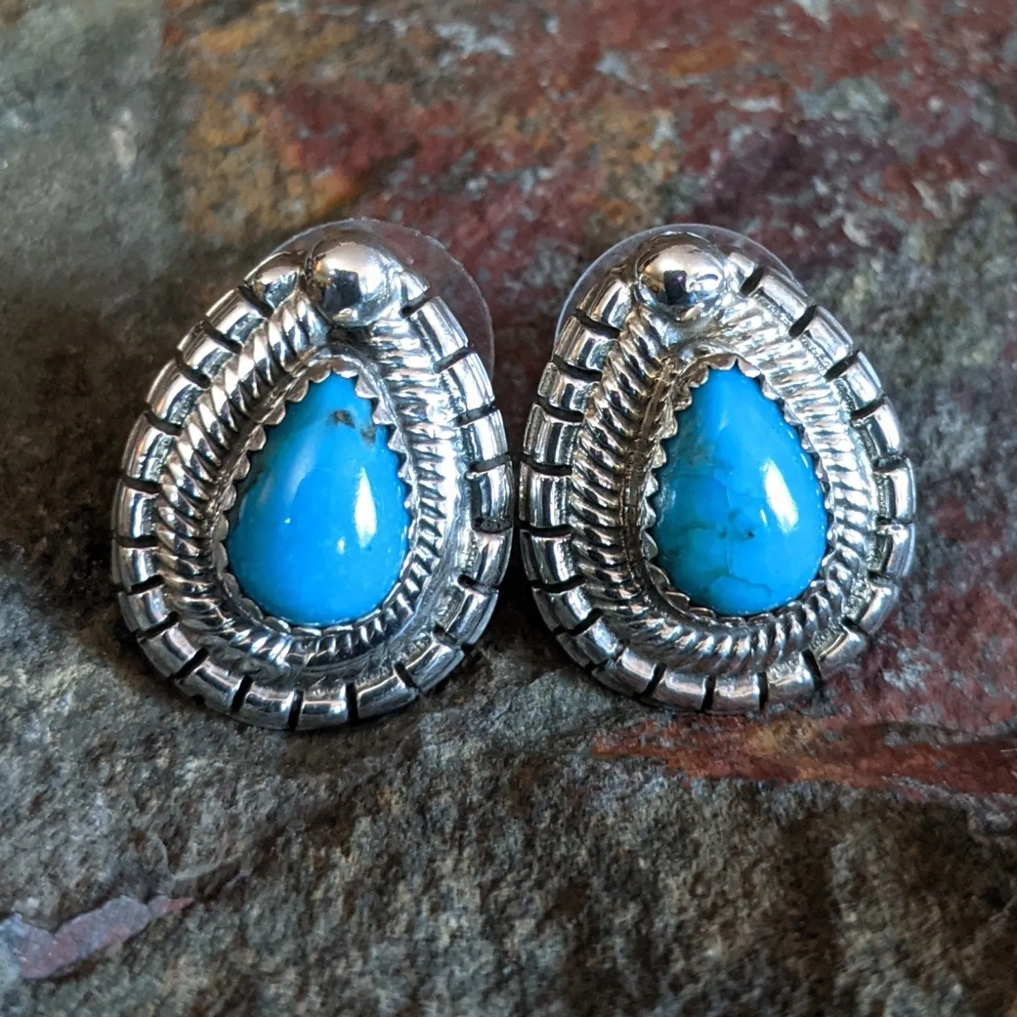 Turquoise Earrings by Roie Jaque SWSG-ERN-0021