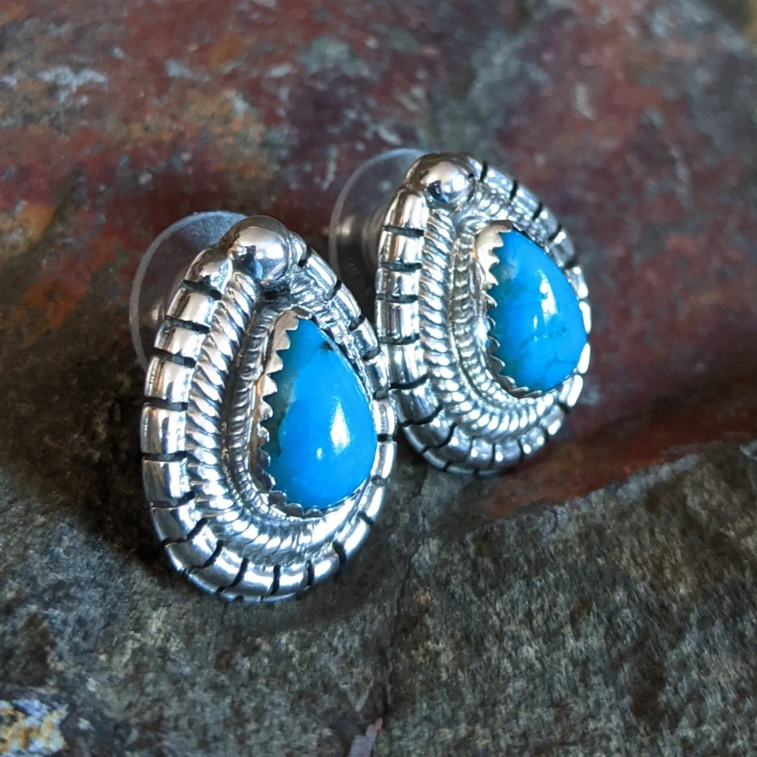 Turquoise Earrings by Roie Jaque SWSG-ERN-0021