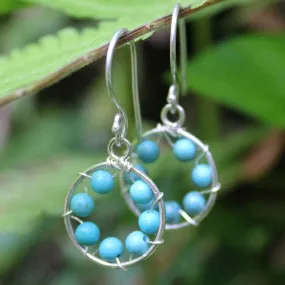 Turquoise Inner Circle Earrings WorldFinds