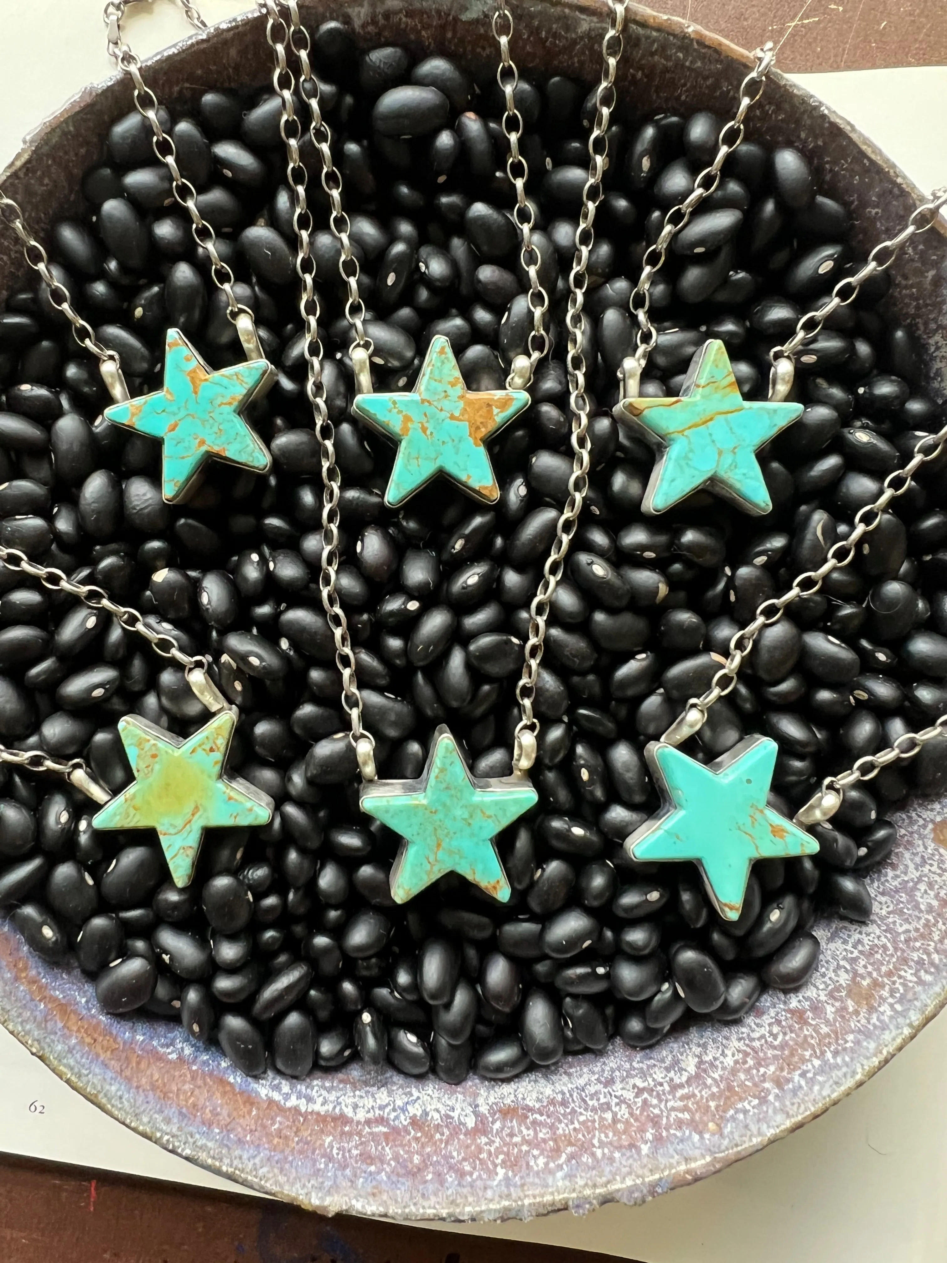 Turquoise Star Necklace Small