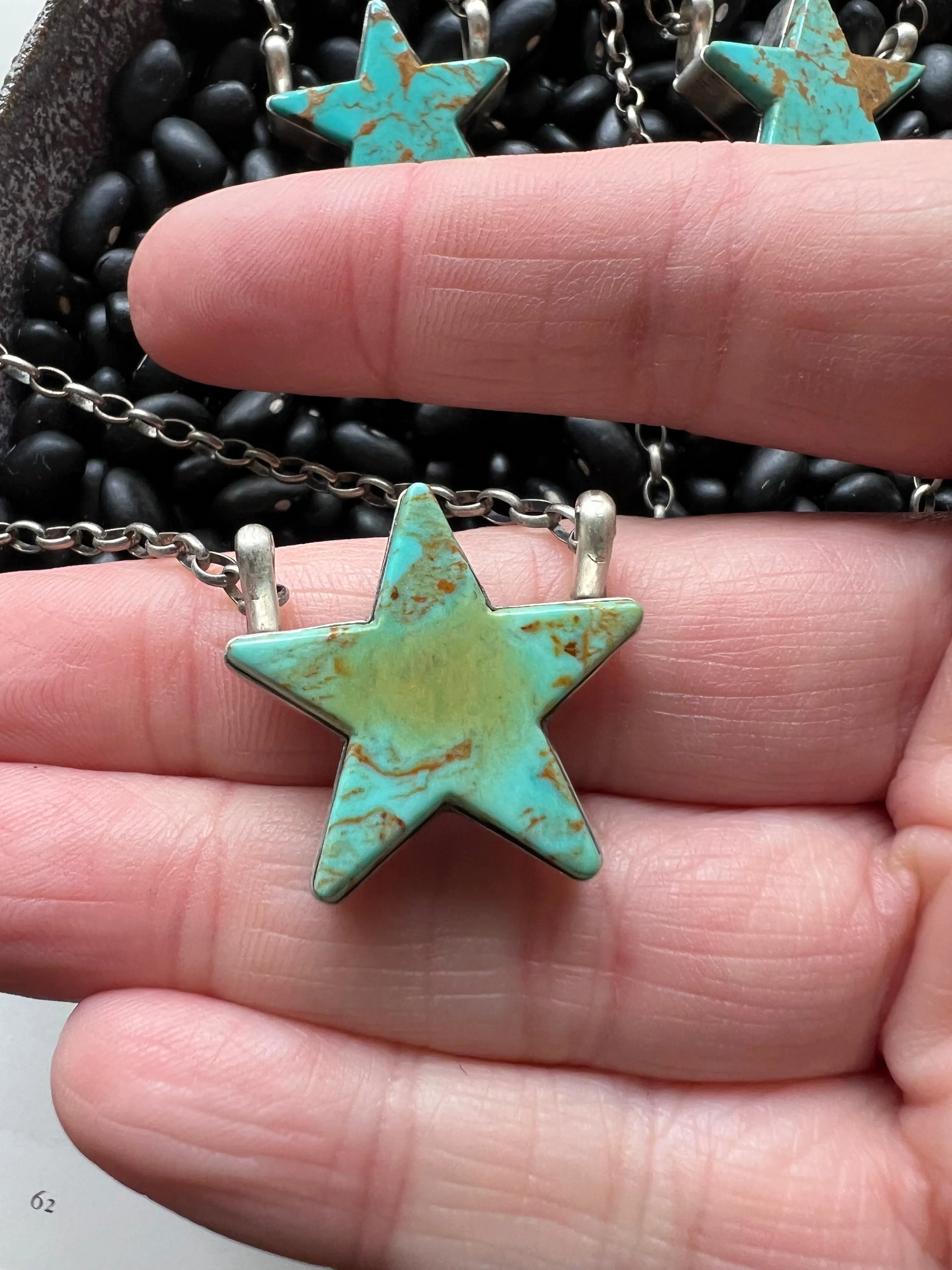 Turquoise Star Necklace Small