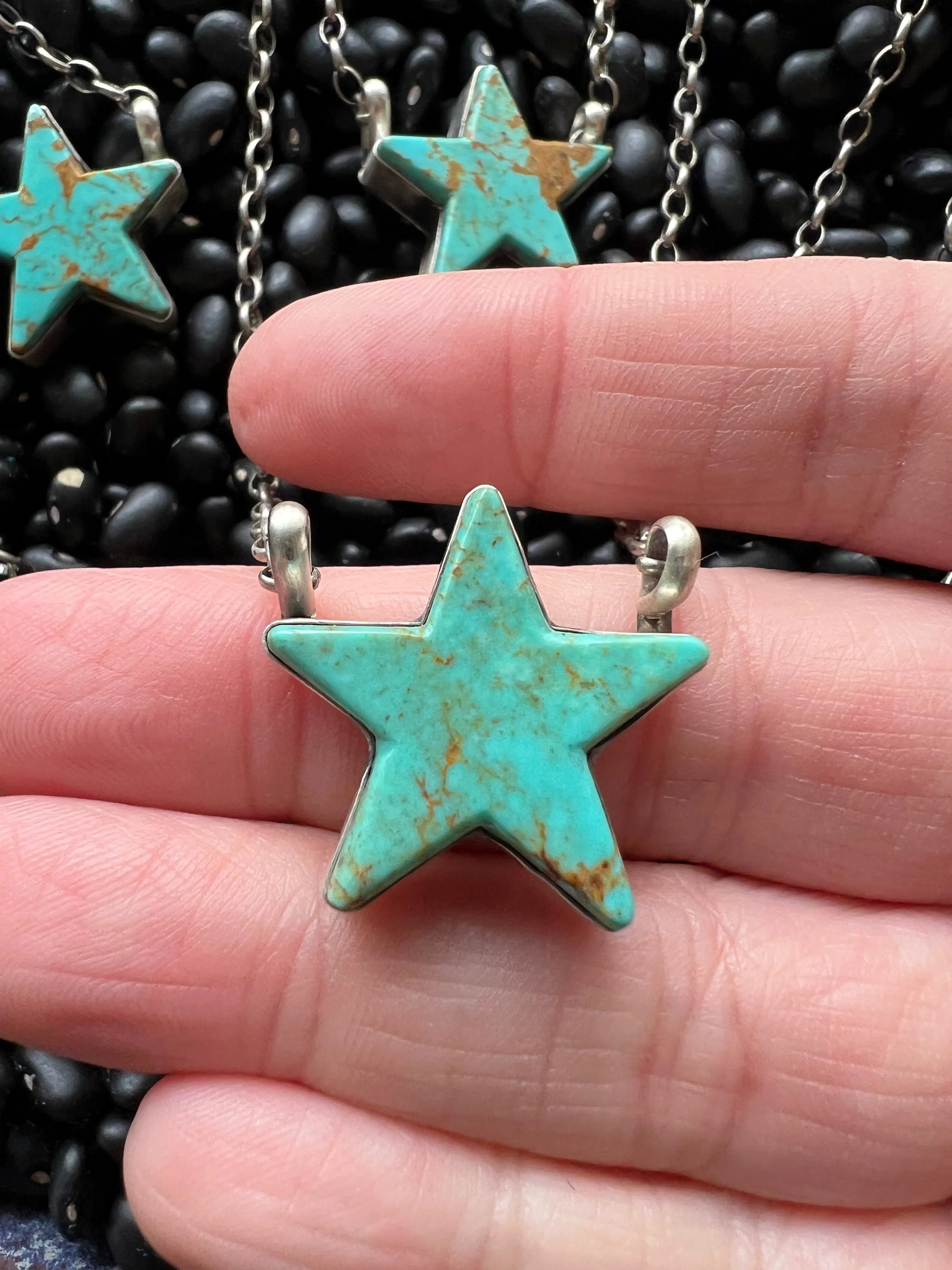 Turquoise Star Necklace Small