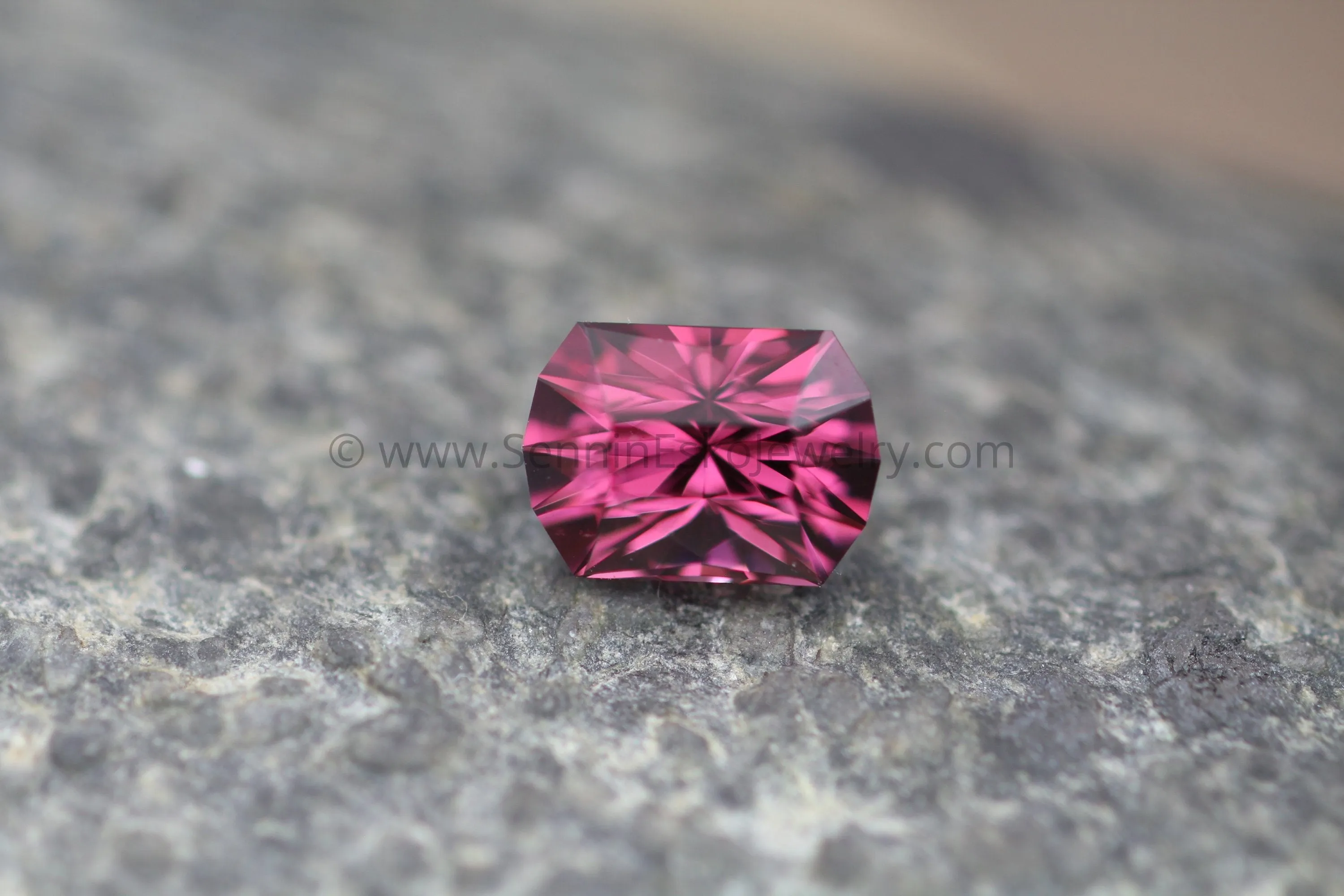 Umba Garnet Rectangular Hand Cut Gemstone - Precision Cut 5x7mm Garnet