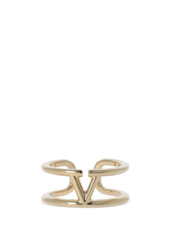 Valentino Garavani   V logo band ring 