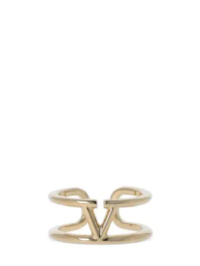 Valentino Garavani   V logo band ring 