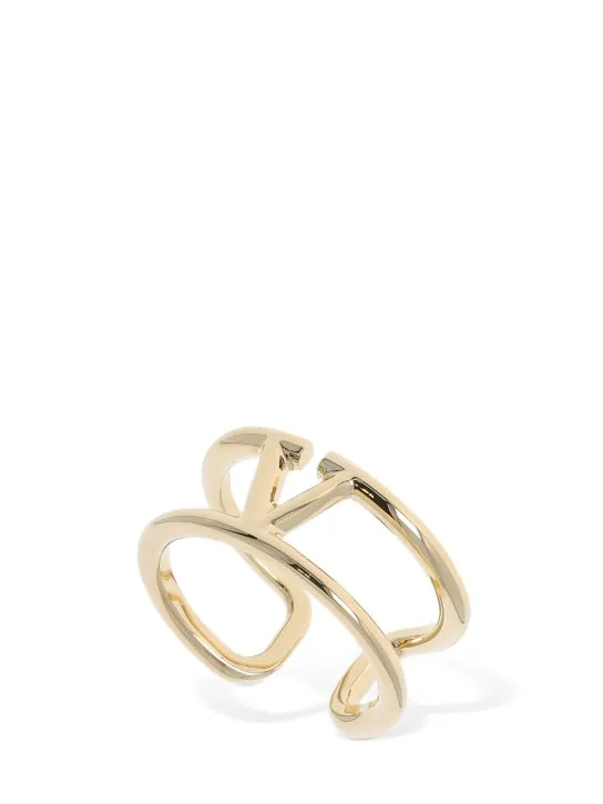 Valentino Garavani   V logo band ring 