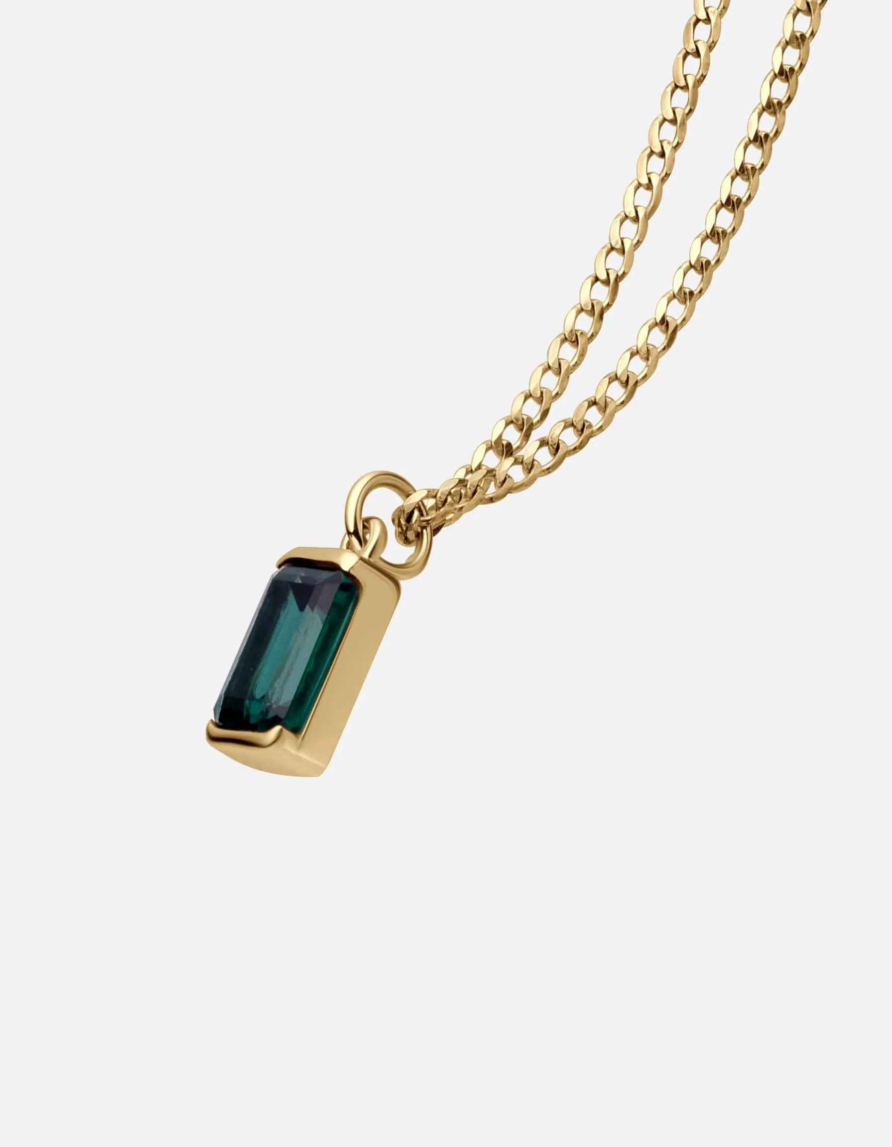 Valor Quartz Necklace, 14k Gold