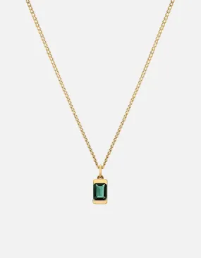 Valor Quartz Necklace, 14k Gold
