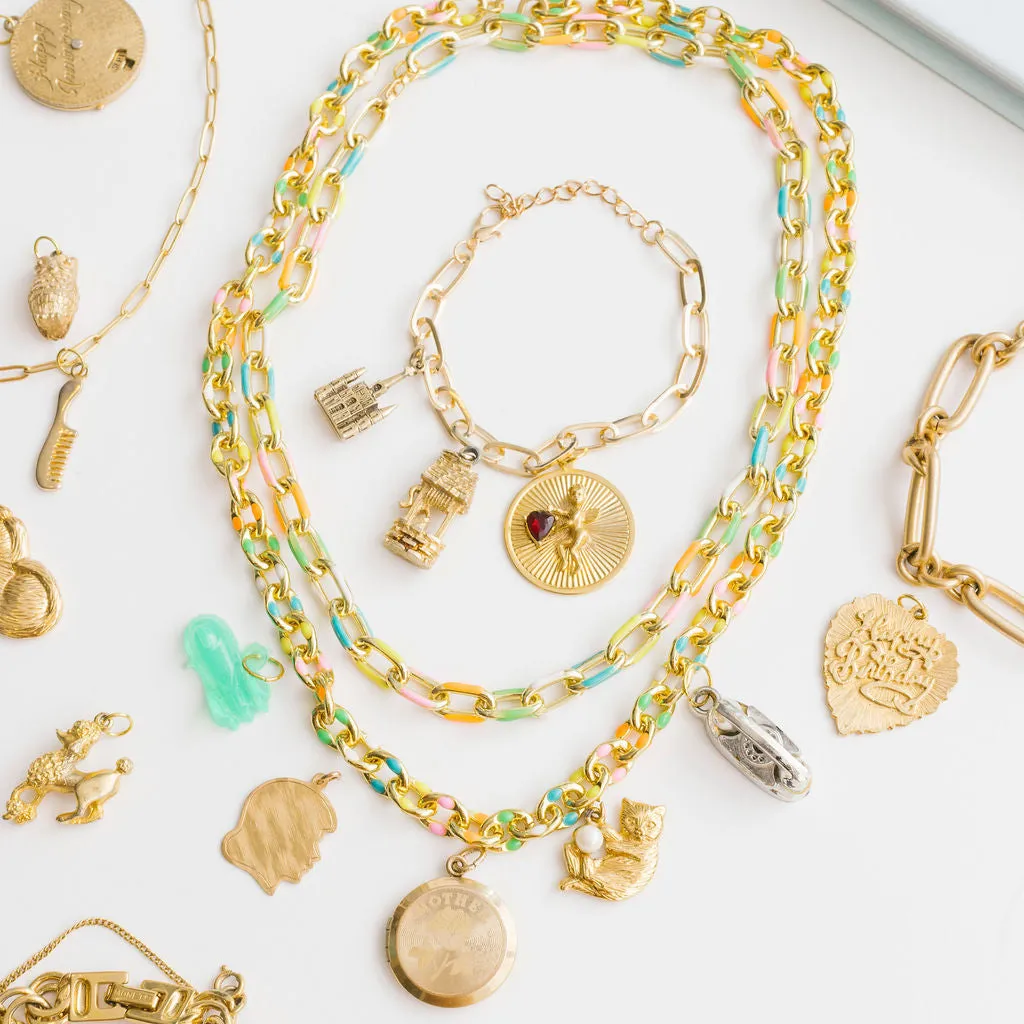 Vintage Every Day Item Charms | Charm Bracelet & Necklace | Custom Charm Jewelry
