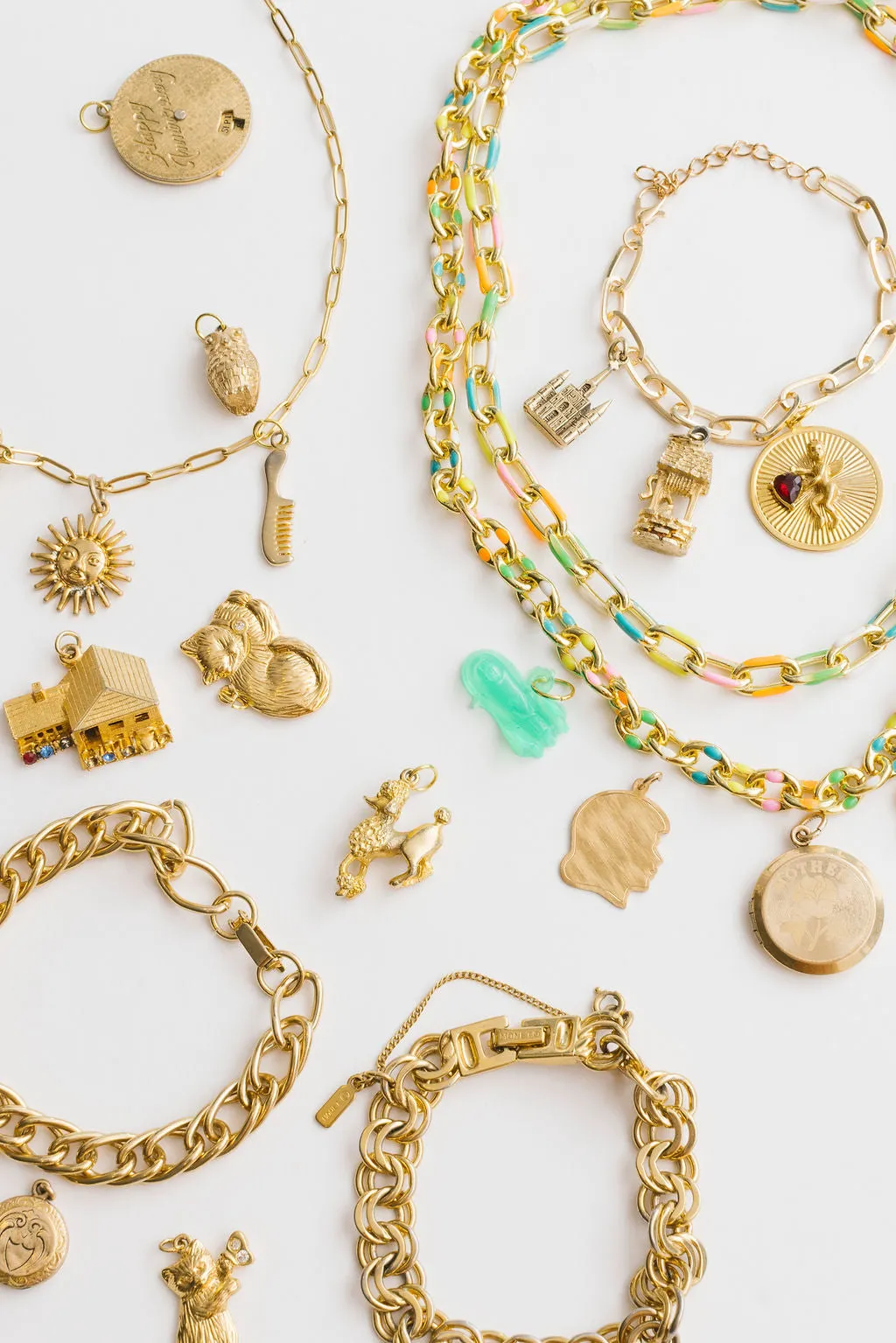 Vintage Every Day Item Charms | Charm Bracelet & Necklace | Custom Charm Jewelry