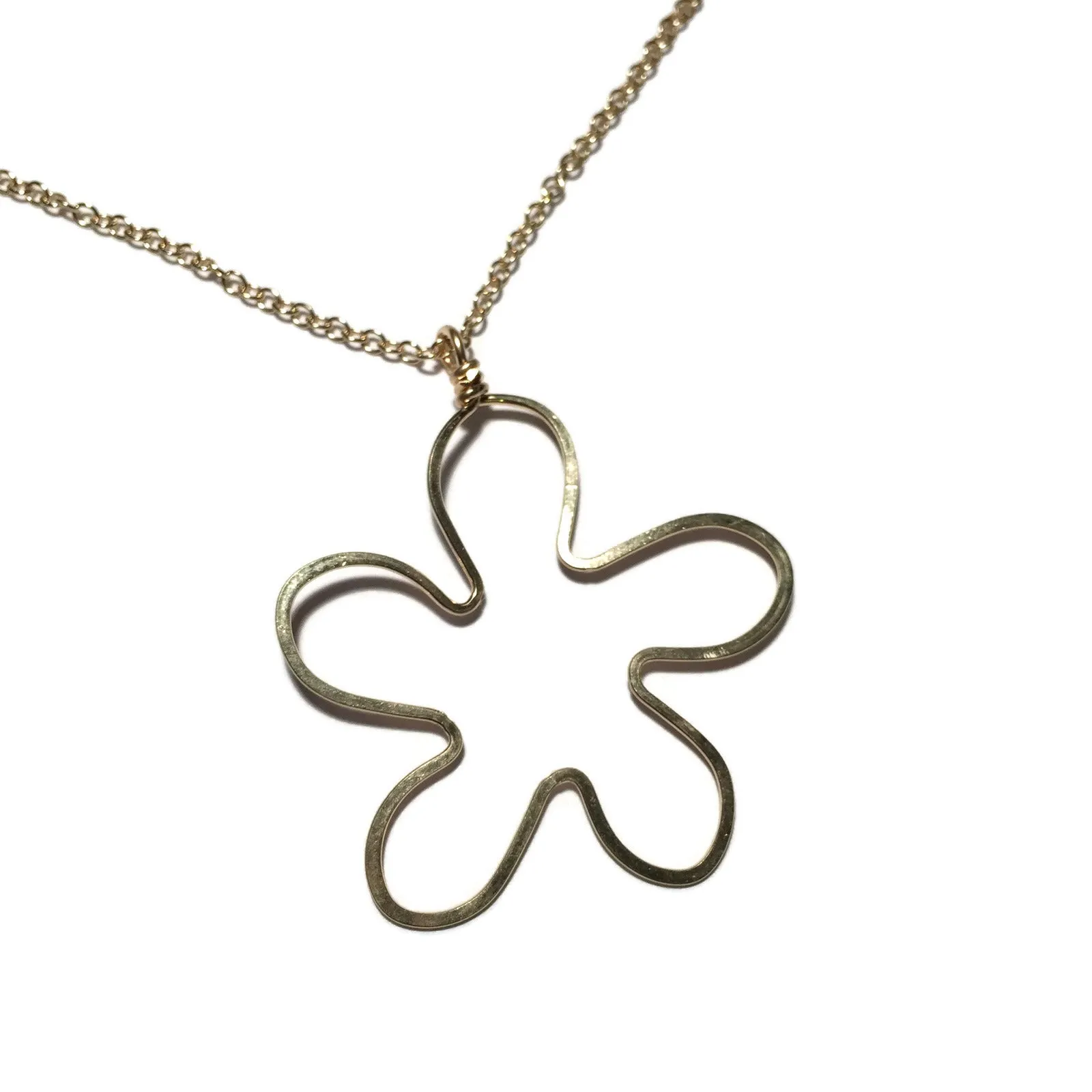 W- medium flower necklace MFN-*-16 