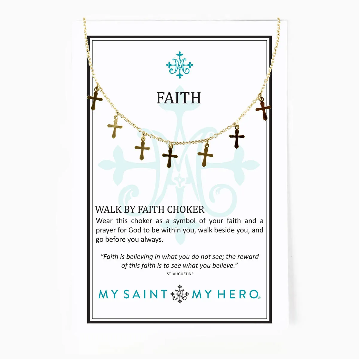 Walk by Faith Choker by My Saint My Hero
