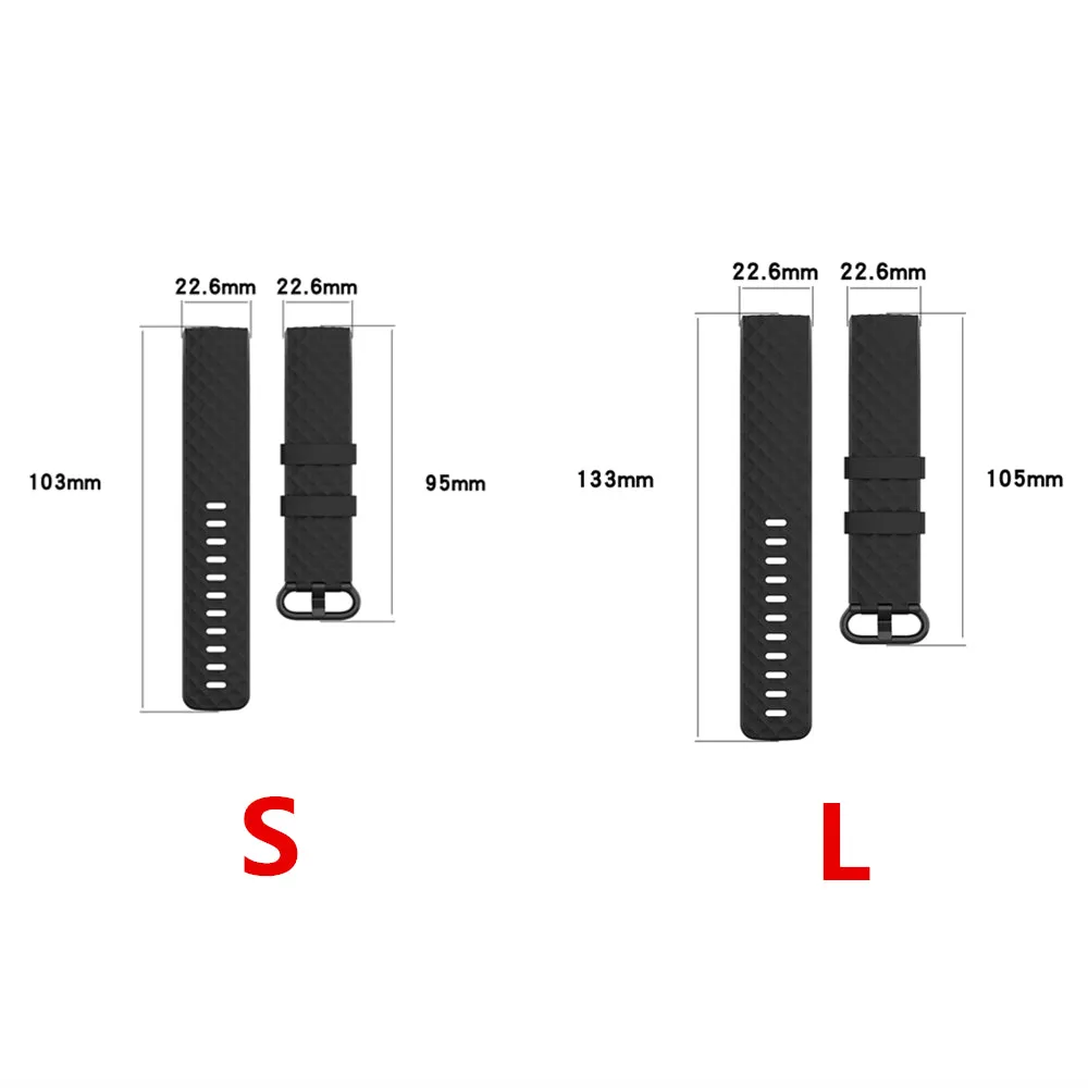 Watch Strap For Fitbit Charge 4 Bracelet Sport Watch Bands Silicone Wristband For Fitbit Charge 3/3 SE Accessories