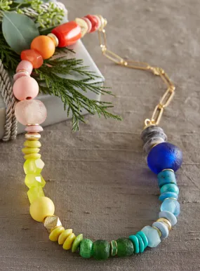 Wear the Rainbow Bead Necklace