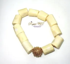 White Coral Bracelet Bead Jewellery
