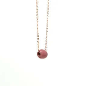 Wine Bead Necklace