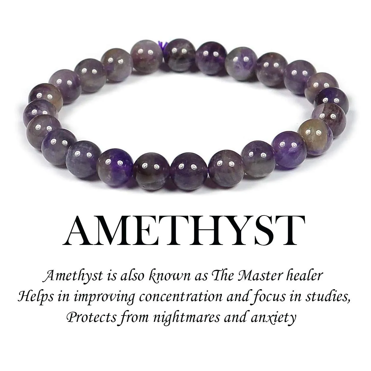 Yellow Chimes Bracelets for Men and Women Purple Bracelet for Men | Unisex Reiki Healing Beads Bracelet Onyx Charm Mens Bracelet | Birthday Gift for Men and Boys Anniversary Gift for Husband…